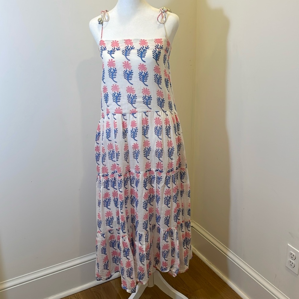 Oliphant tie strap midi dress